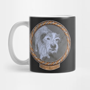 17 Year Old Dog (frame copper silver celtic rope) Mug